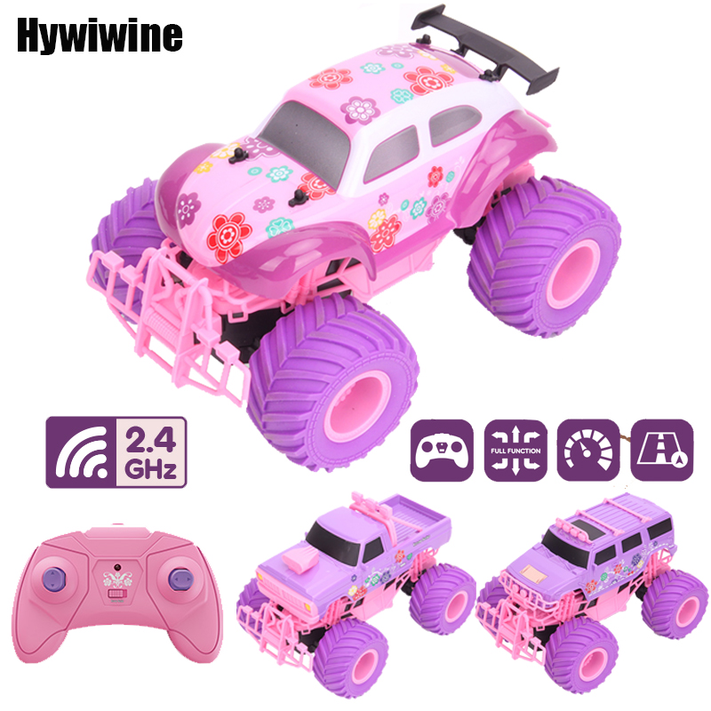 Kids Toys Supplier - Różowy RC Samochód Elektryczny Napęd Terenowy