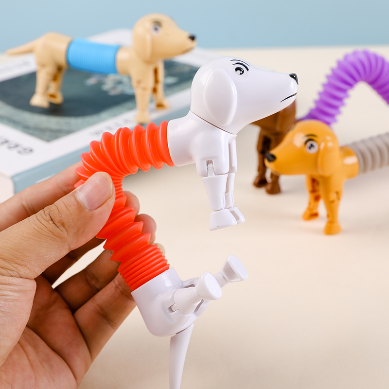 Kids Toys Dog - Nowość Spring Dog Pop Tubes zabawka