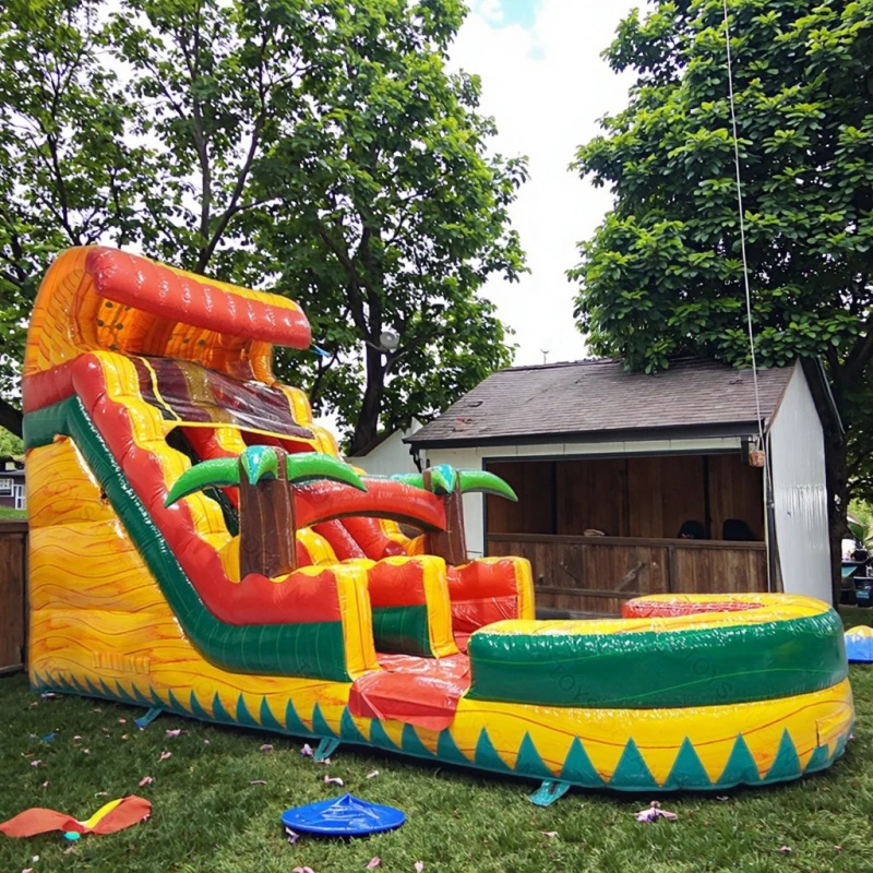 Kids Toys Rental - Fabrycznie Dostosowywana Duża Zjeżdżalnia PVC dla