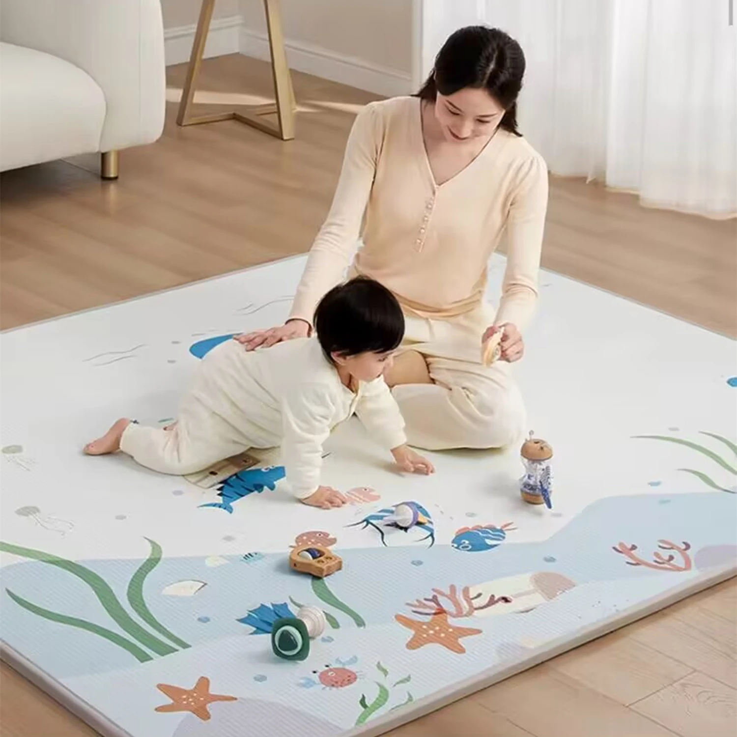 Kids Toys Bd - Wodoodporna Gruba Mata do Zabawy dla