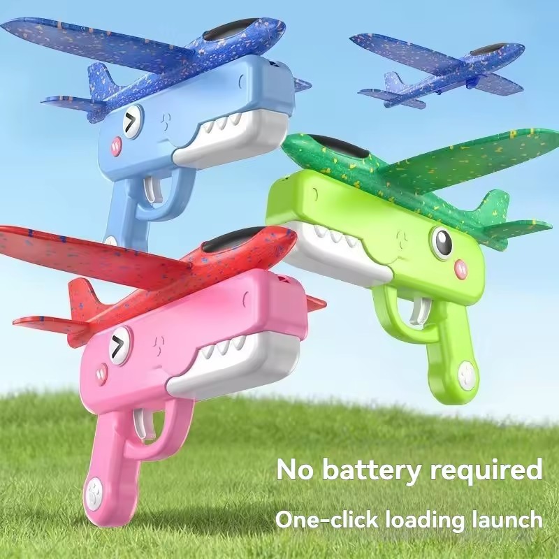 Catapult Launcher Toy - Zabawki z piankowym samolotem wyrzutowym w