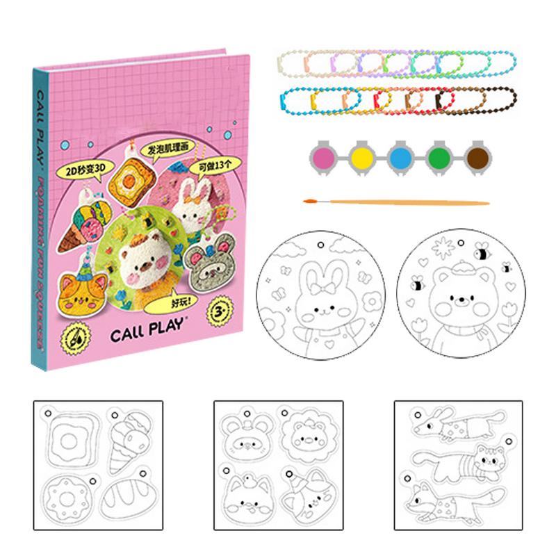 Kids Toys Drawing - Piankowe rękodzieło papierowe dla dzieci efekt