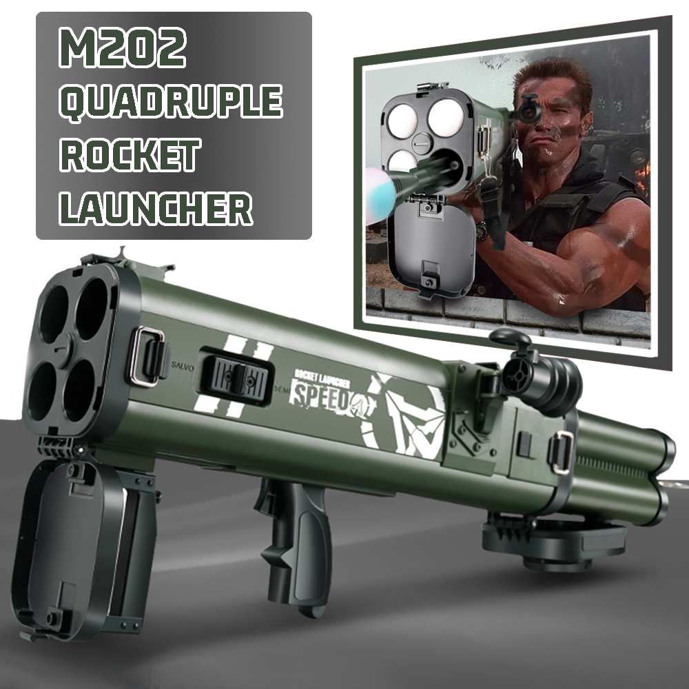 Wyrzutnia rakiet M202 Quadrupl – Foam Dart Gun recenzja i cena