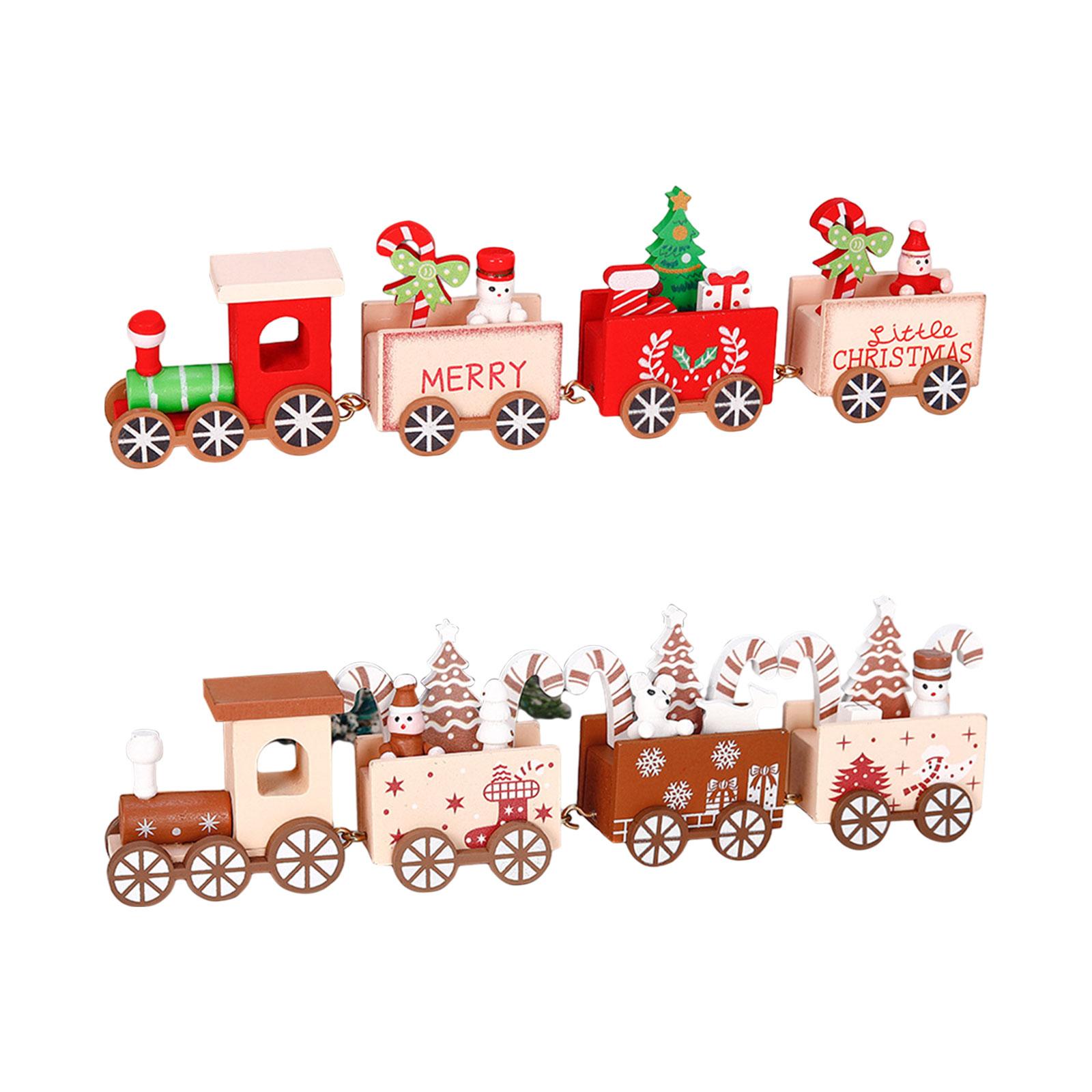 Drewniany Pociąg Ozdoba Świąte – Top Kids Xmas Toys recenzja i cena