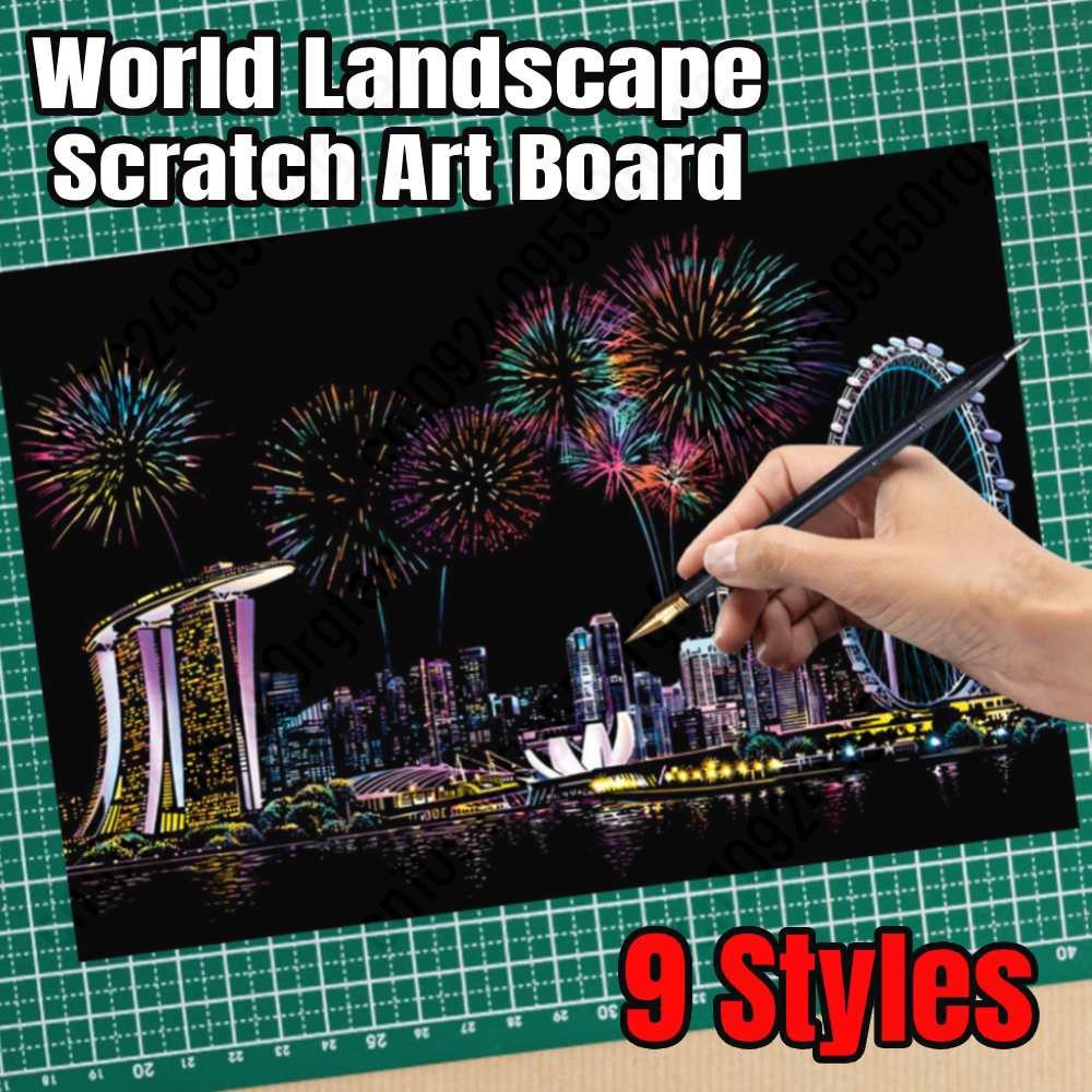 Magiczny kolor tęczy Scratch A – Kids Toys Drawing recenzja i cena