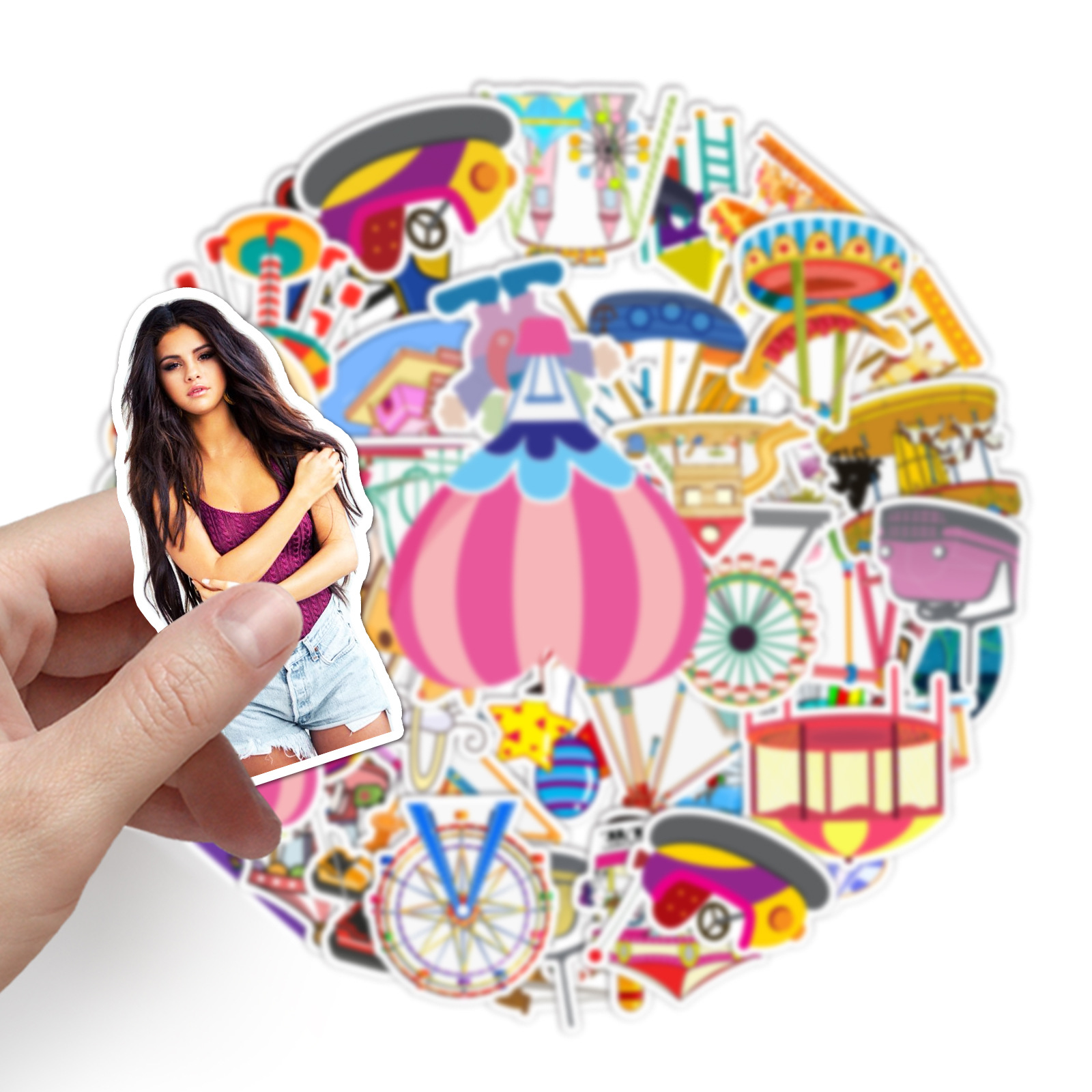 10/30/50 szt. Naklejki Selena  – Kids Toys Scooter recenzja i cena