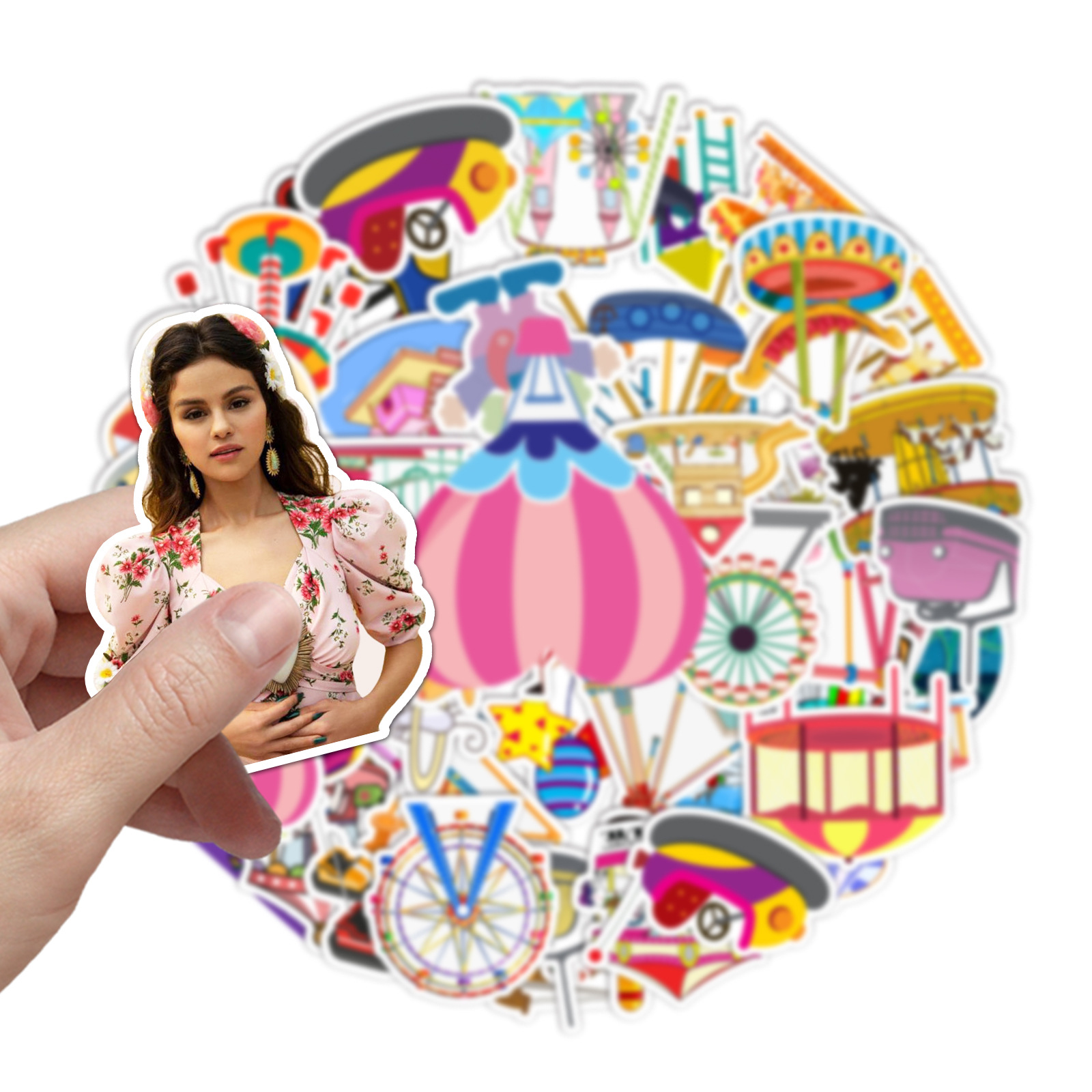 10/30/50 szt. Naklejki Selena  – Kids Toys Scooter recenzja i cena