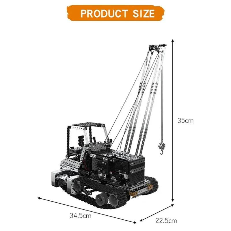 Zrób to sam Metalowy Żuraw RC  – Kids Toys Supplier recenzja i cena