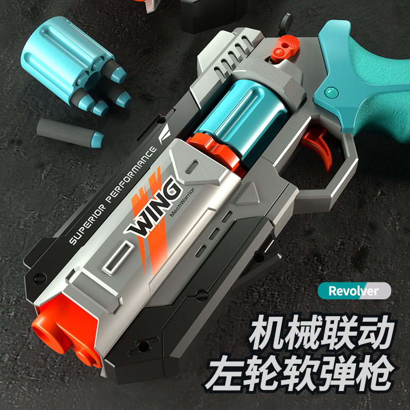 Mechaniczny rewolwer 6-strzało – Foam Dart Gun recenzja i cena